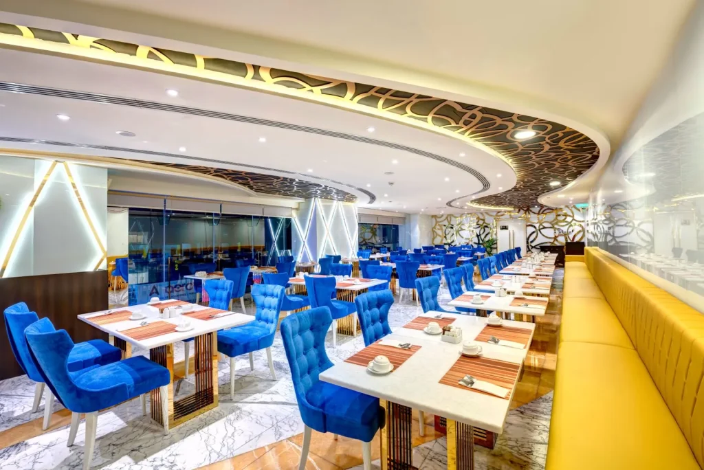 Gevora Kitchen all-day dining restaurant at Gevora Hotel Dubai